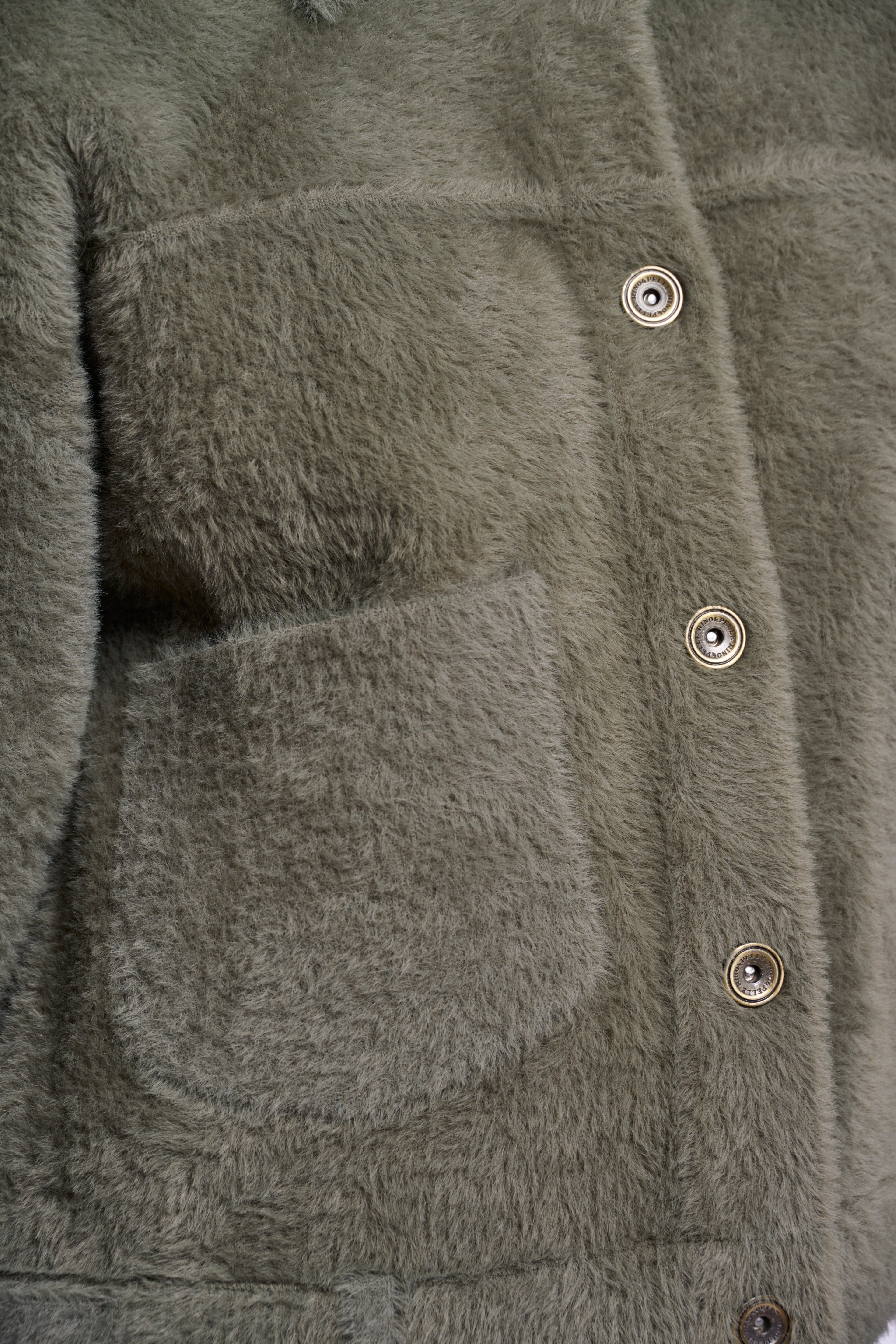 Rino & Pelle Bubbly Boxy Jacket - Green Ash