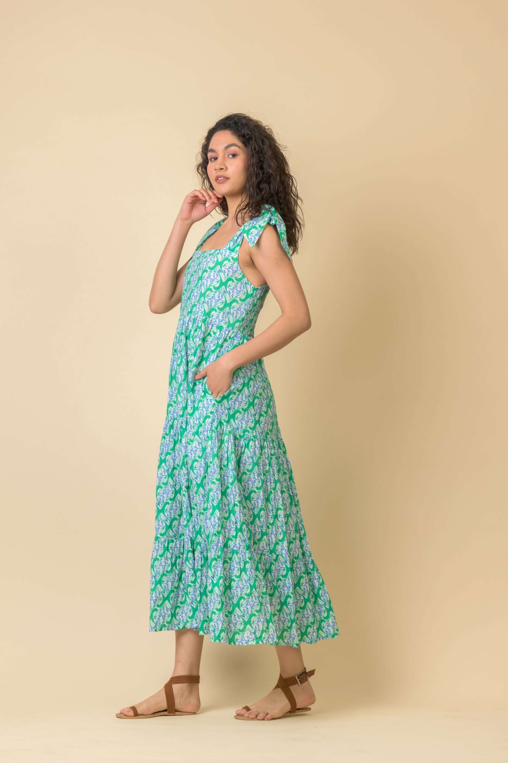 Dream Capri Dress - Green
