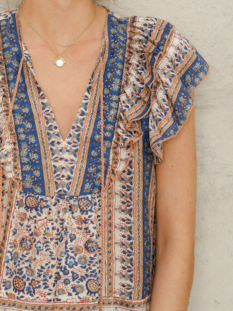 M.A.B.E Cass Frill Blouse