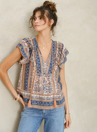M.A.B.E Cass Frill Blouse