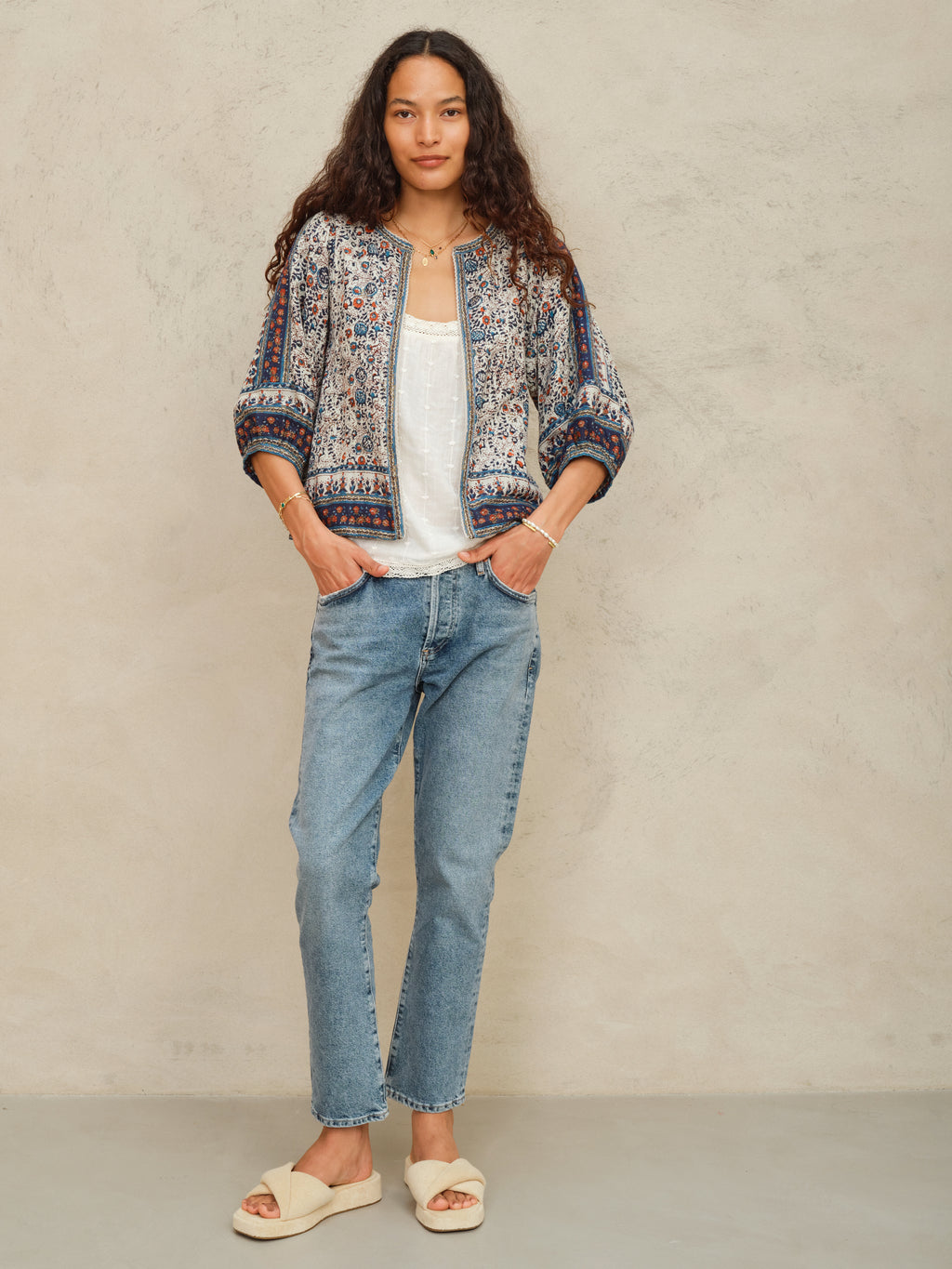 M.A.B.E Cass Print Jacket
