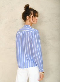 M.A.B.E Chrissie Shirt- Blue Stripe