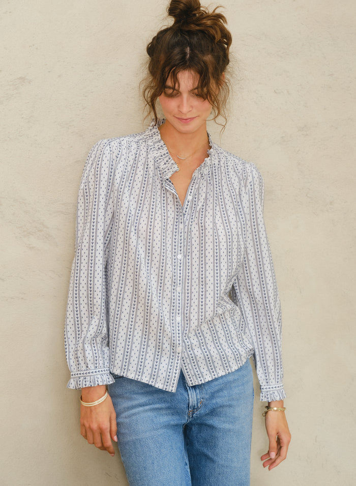 M.A.B.E Chrissie Shirt- Pattern Stripe