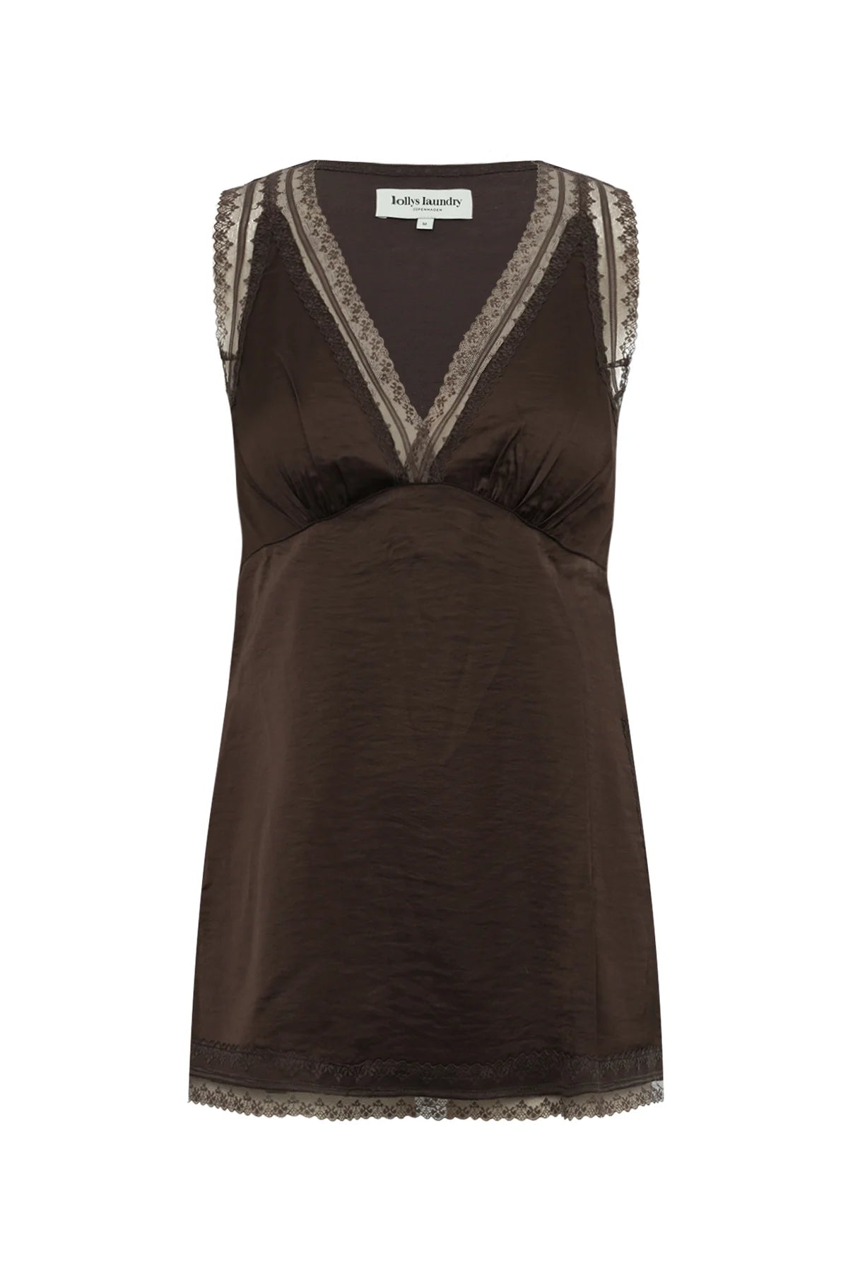 Lollys Laundry Cain Silky Top - Brown