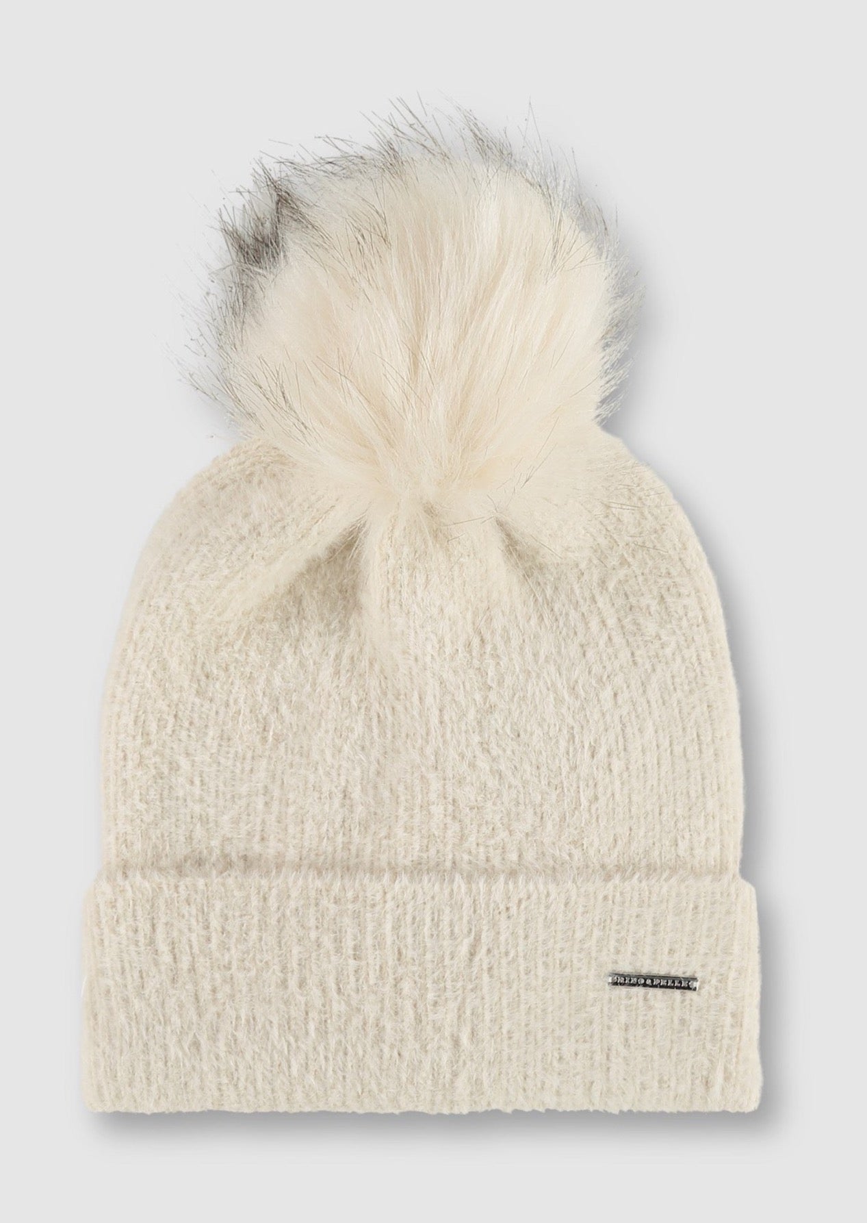 Rino Pelle Caso Beanie Blanc Heidi And Hudson