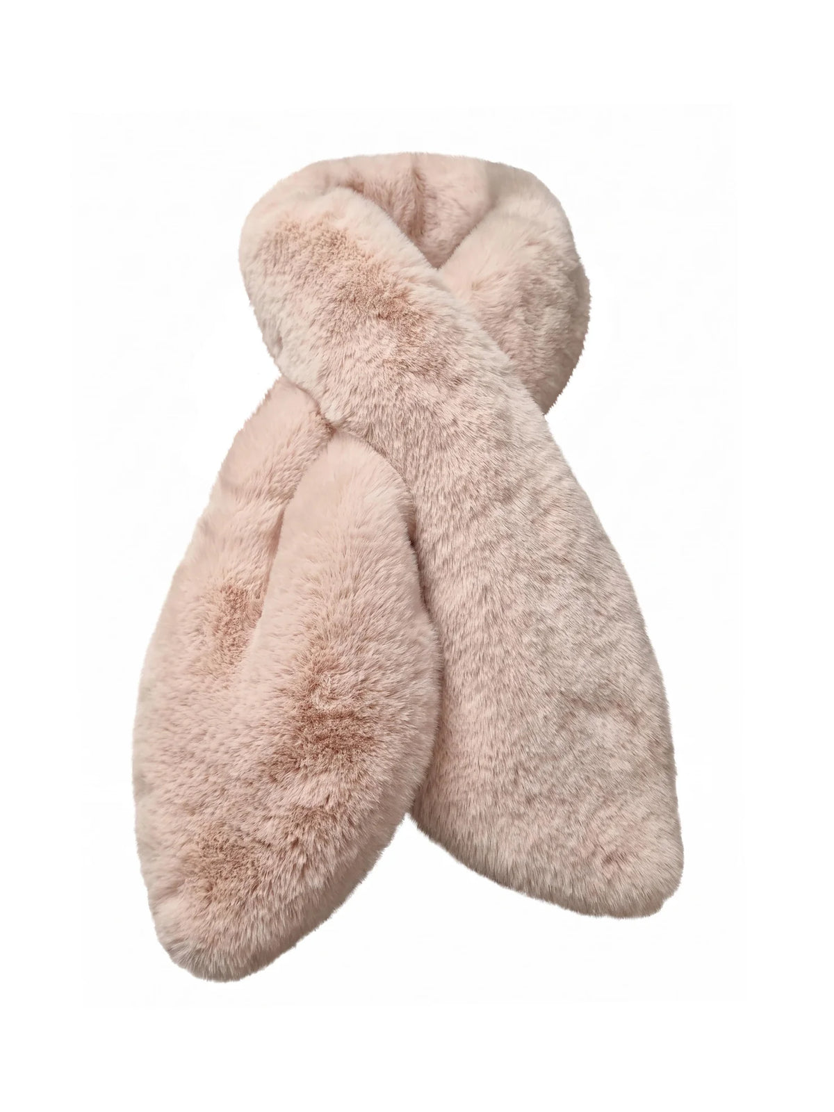 Nooki Cate Faux Fur Scarf - Blush