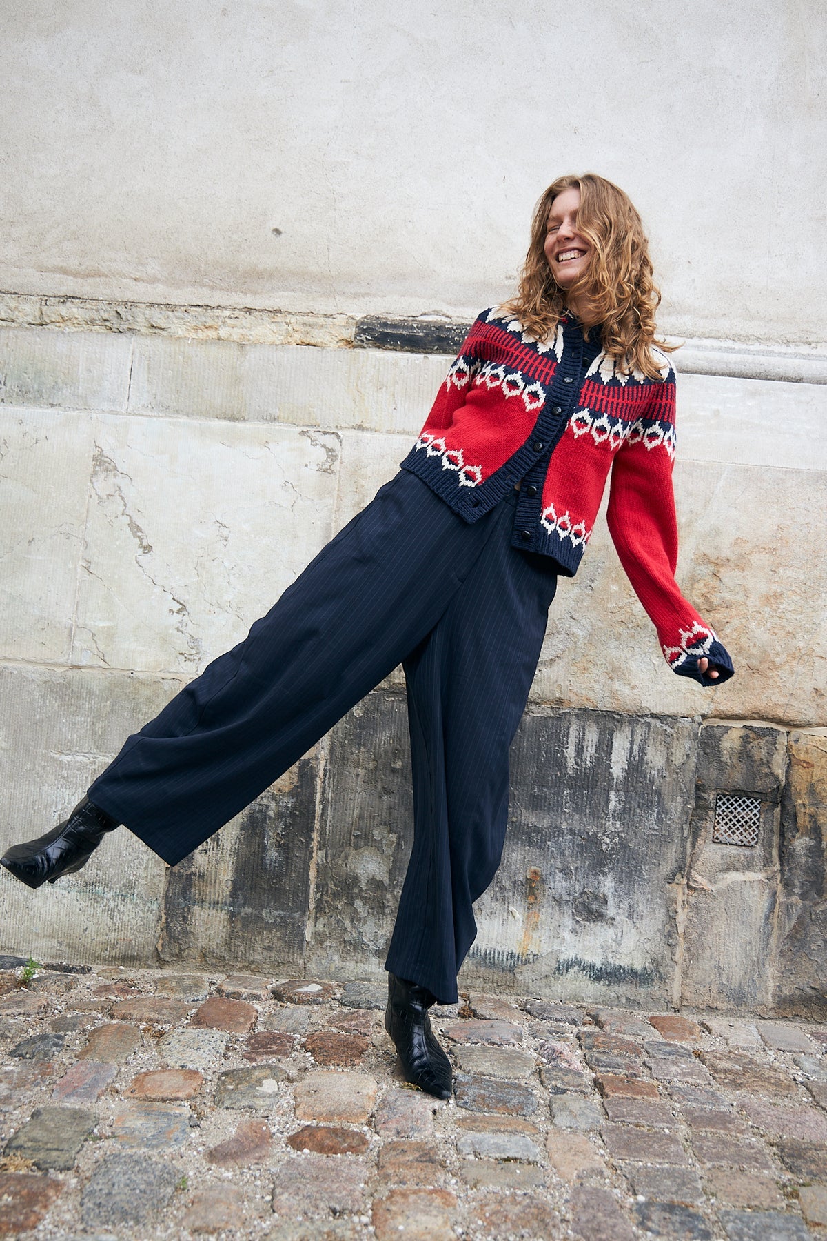 Lollys Laundry Clare Cardigan - Red
