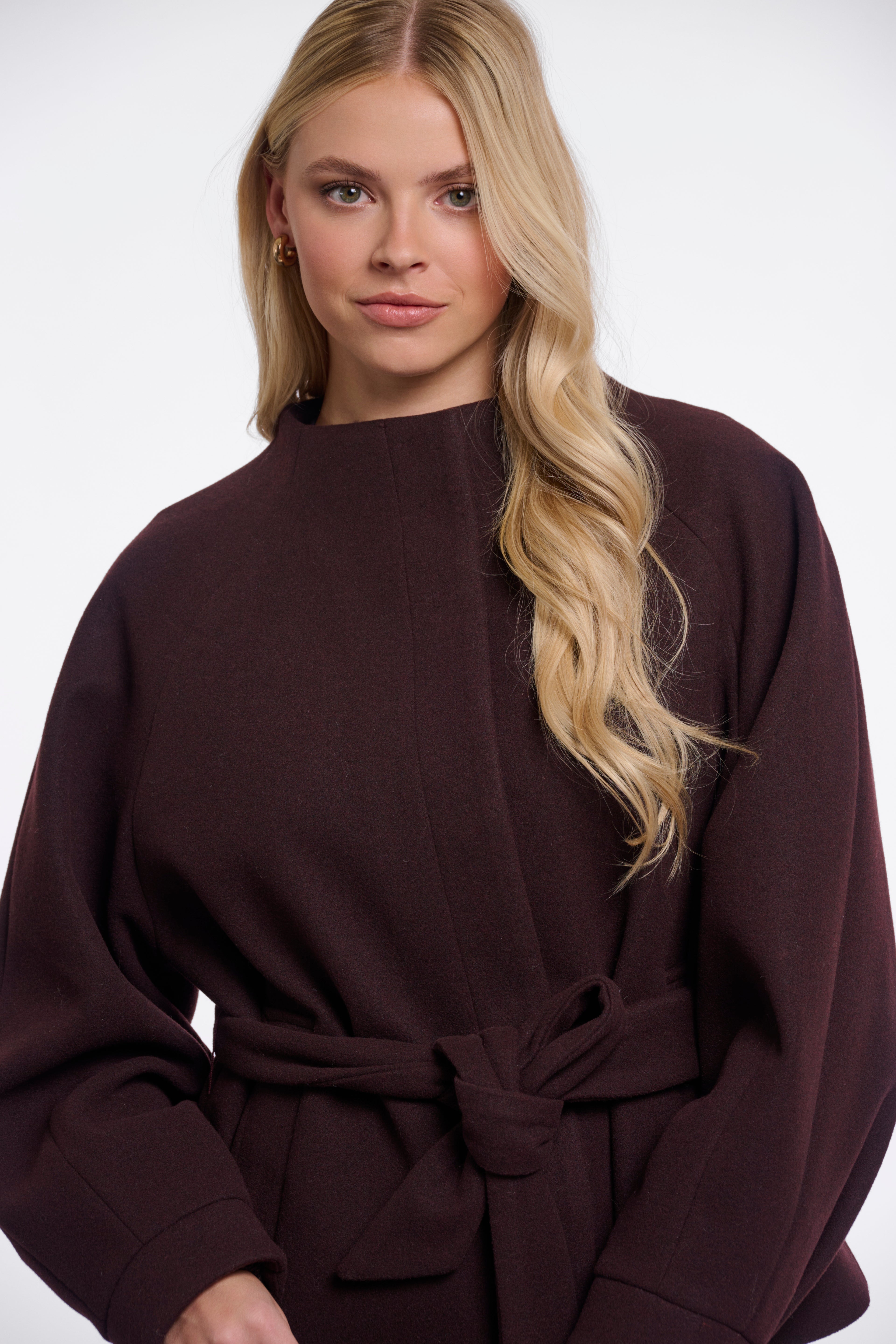 Rino & Pelle Cornelia Tie Jacket - Chocolate