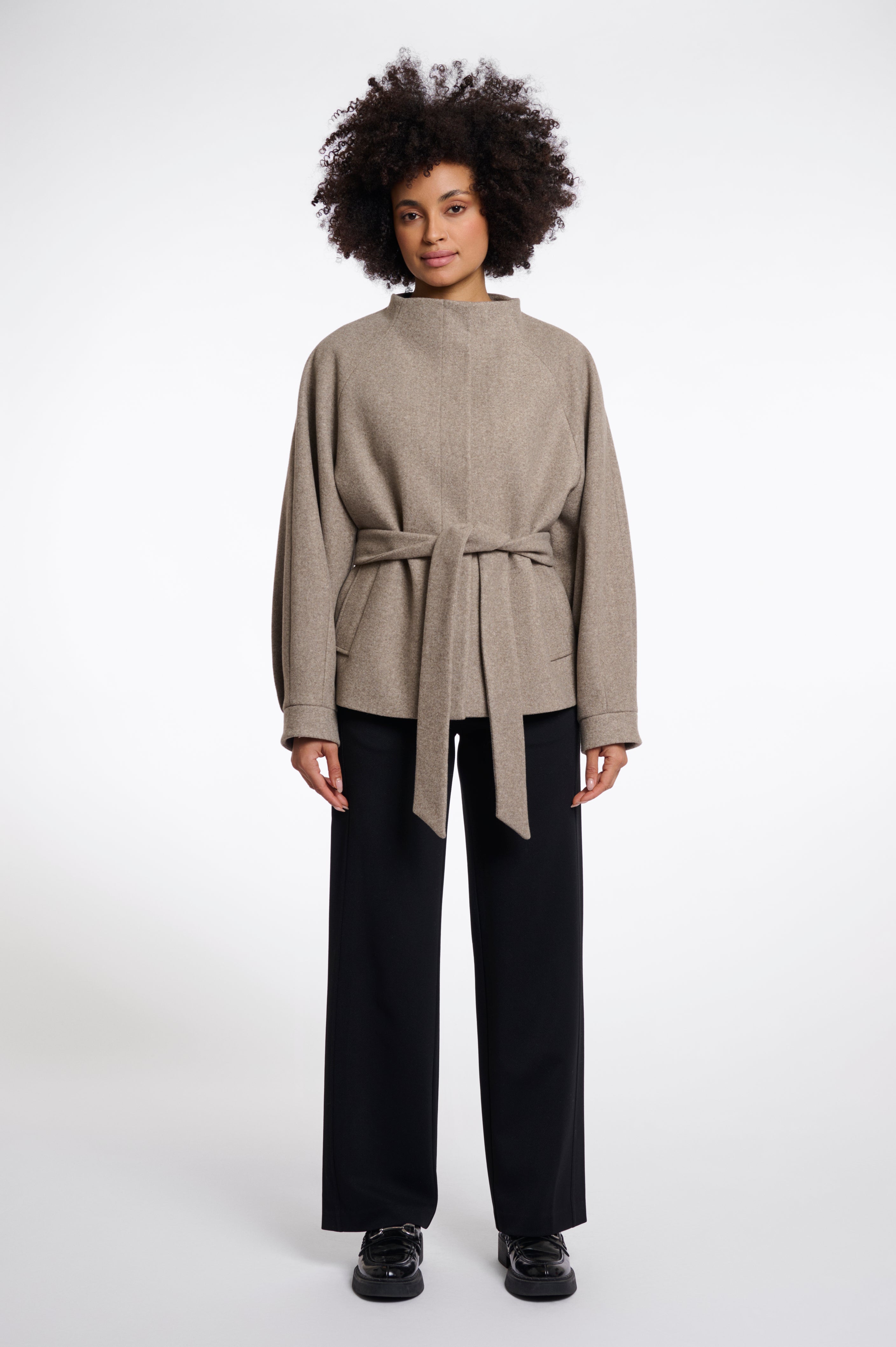 Rino & Pelle Cornelia Tie Jacket - Toffee