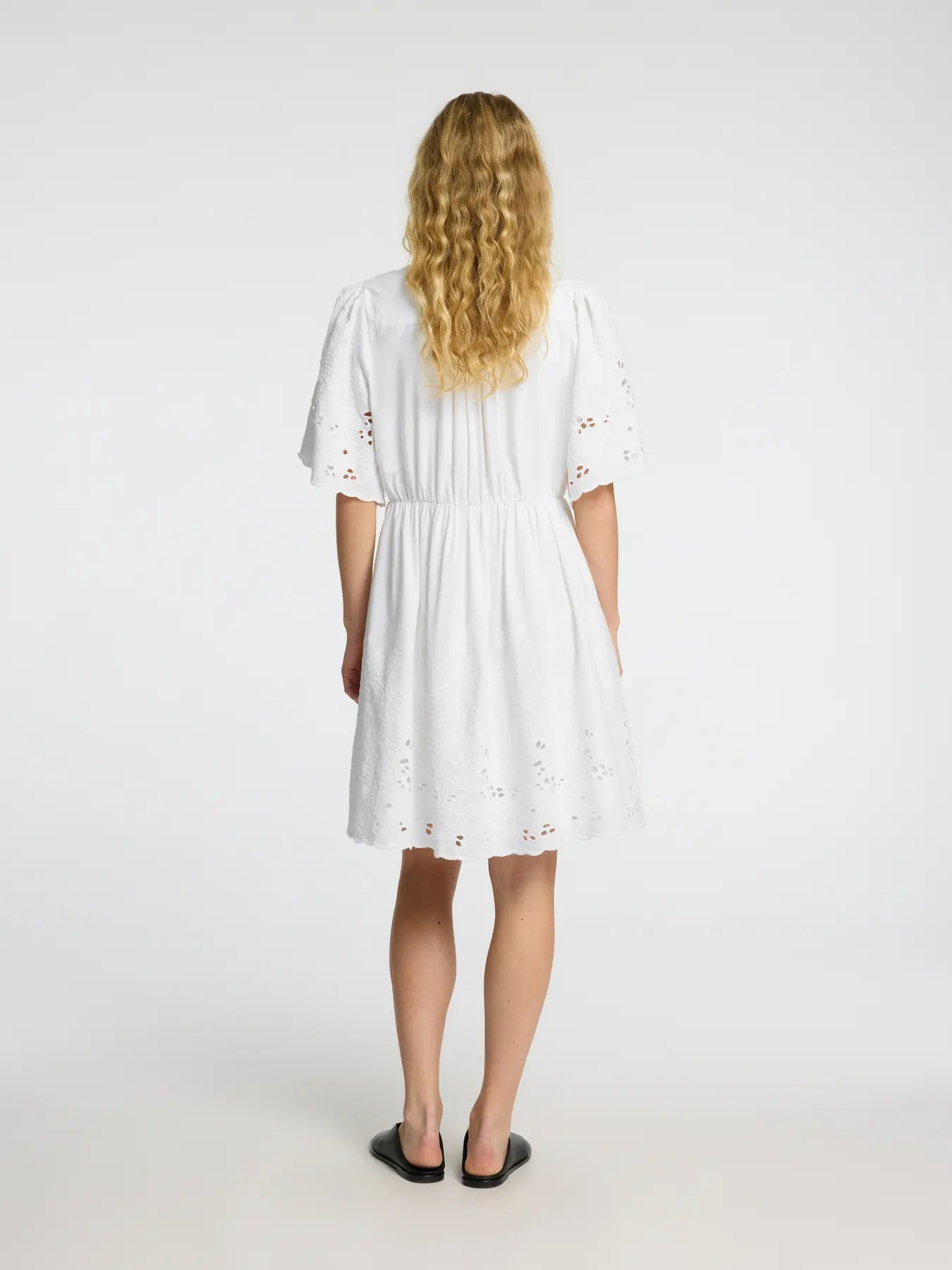 Selected Femme Dahlia Dress - Bright White