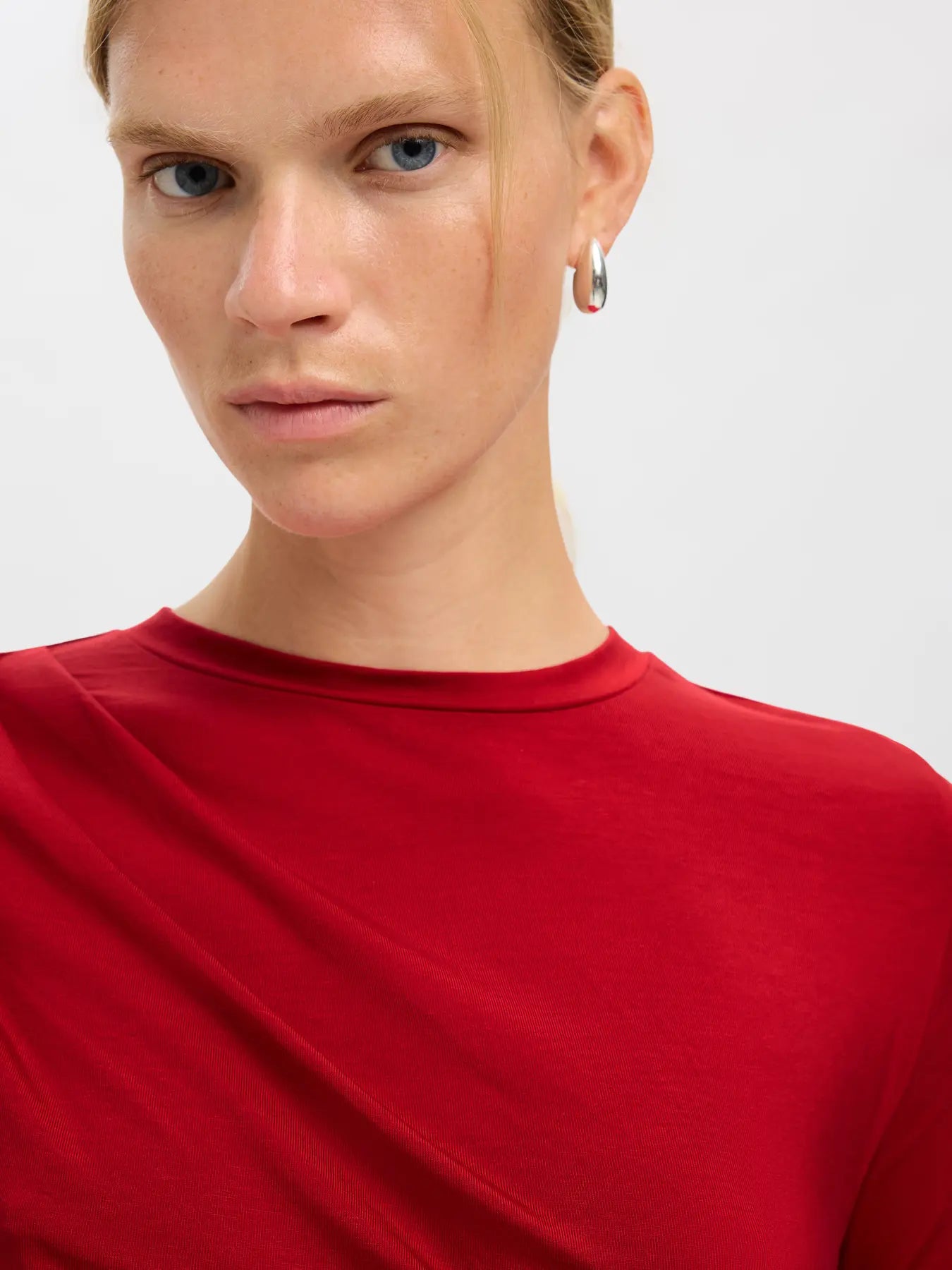 Selected Femme Ilina Maxi Dress - Red