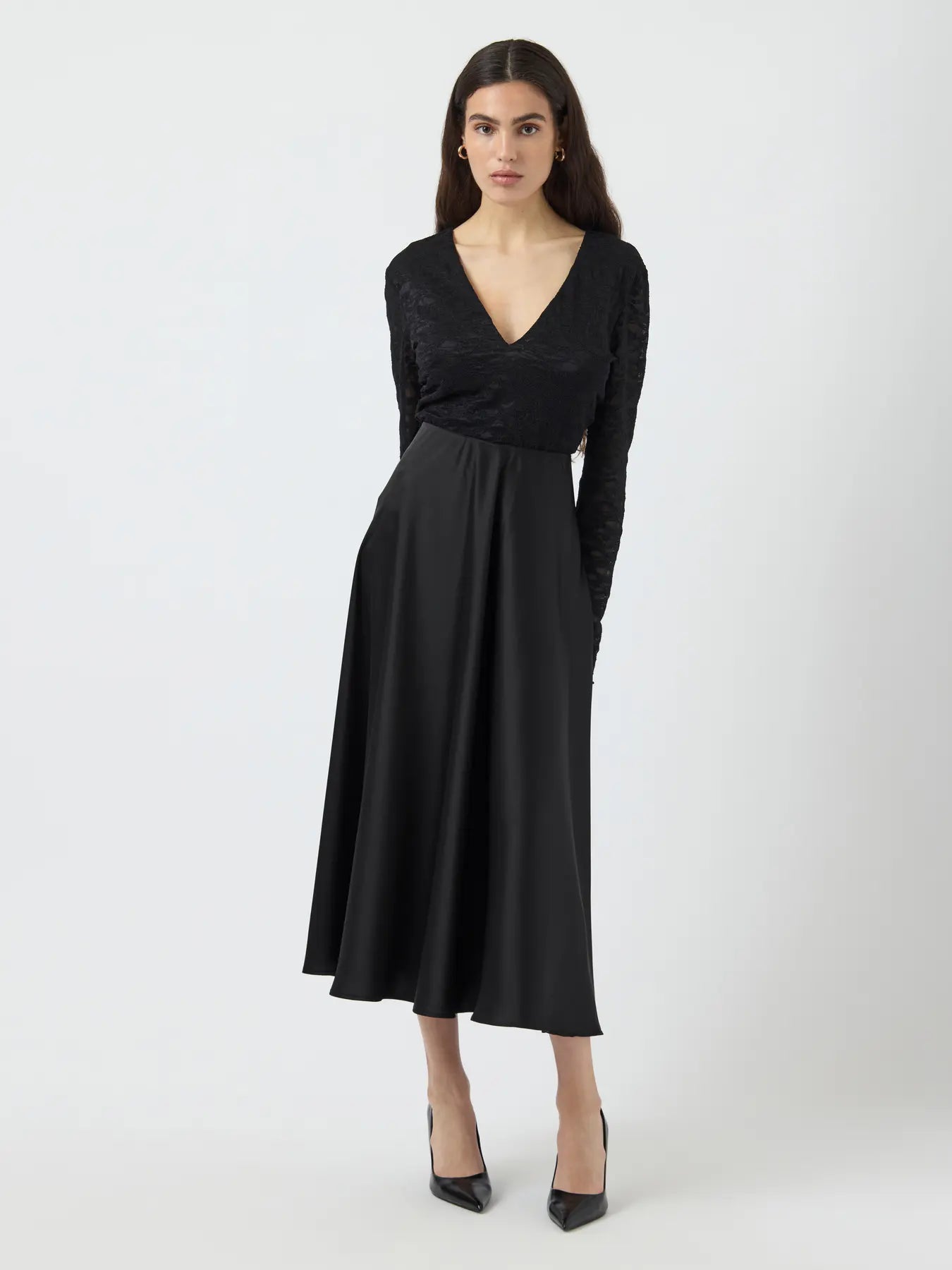 YAS Pella Volume Skirt - Black