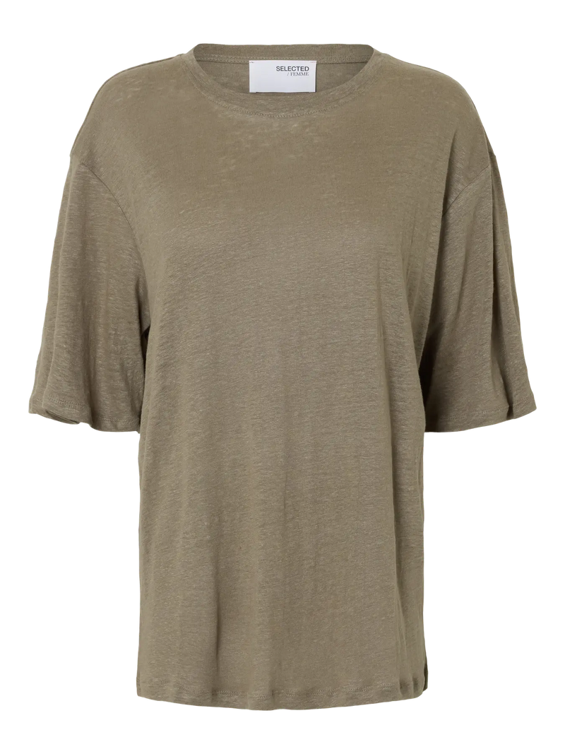 Selected Femme Vilja Tee - Vetiver