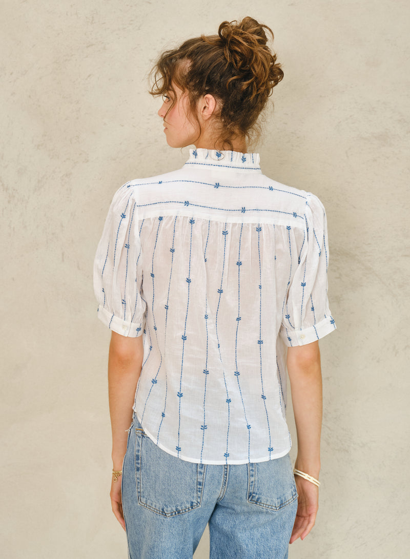 M.A.B.E Dacy Blouse - Blue