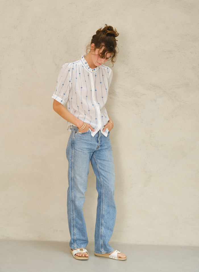 M.A.B.E Dacy Blouse - Blue