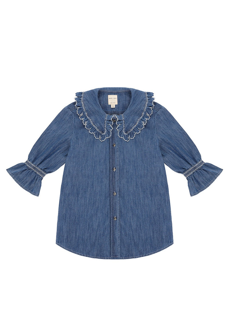 Seventy + Mochi Daisy Blouse - Indigo