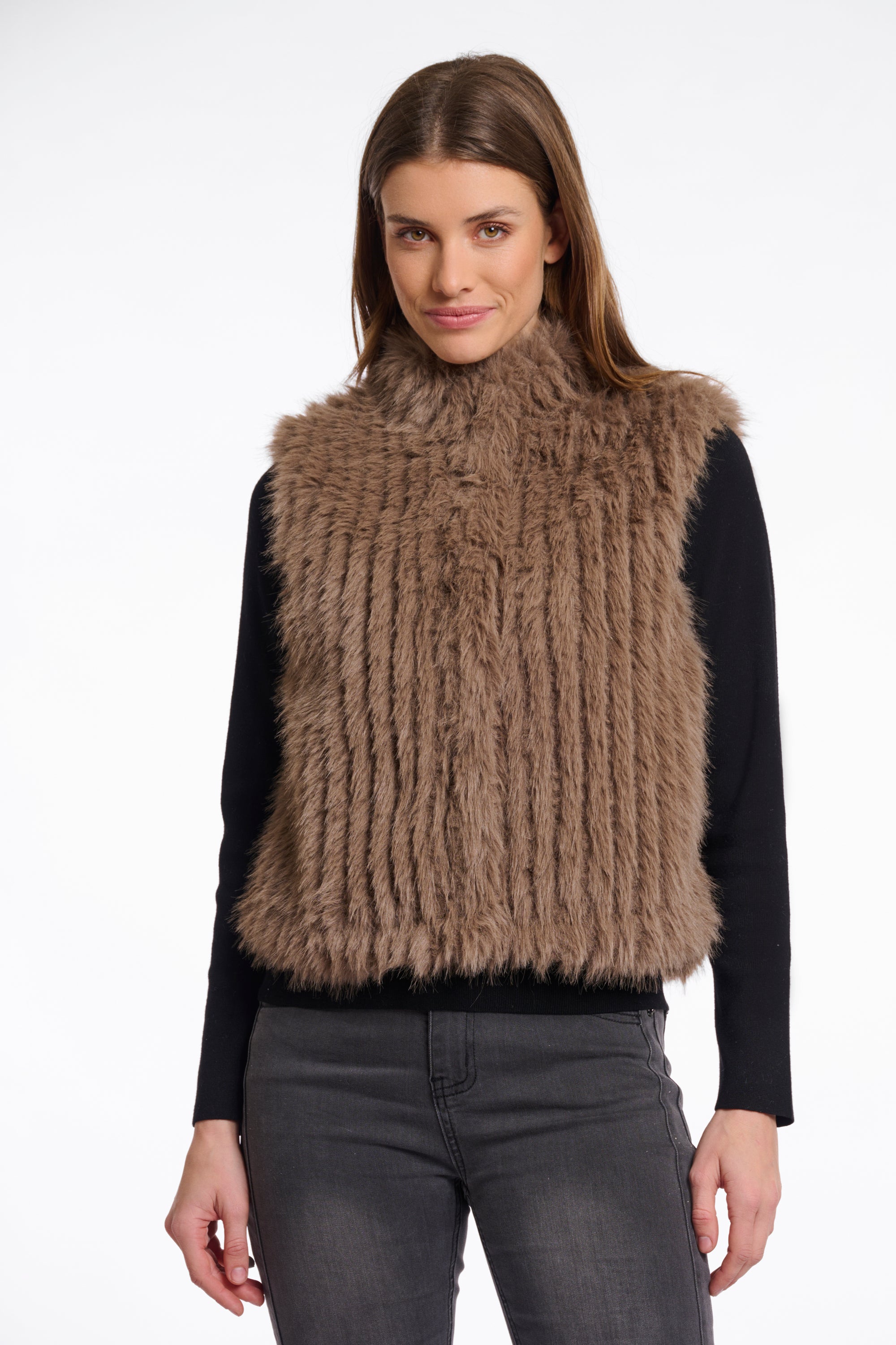 Rino & Pelle Dava Fur Gillet - Toffee