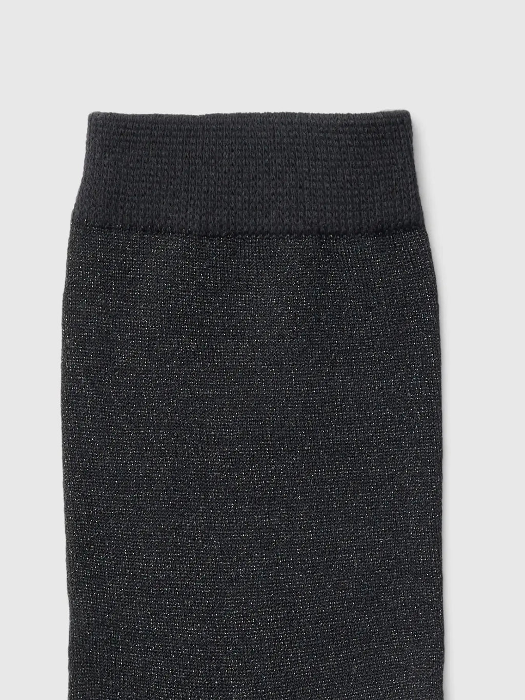 Selected Kim Glitter Sock - Black