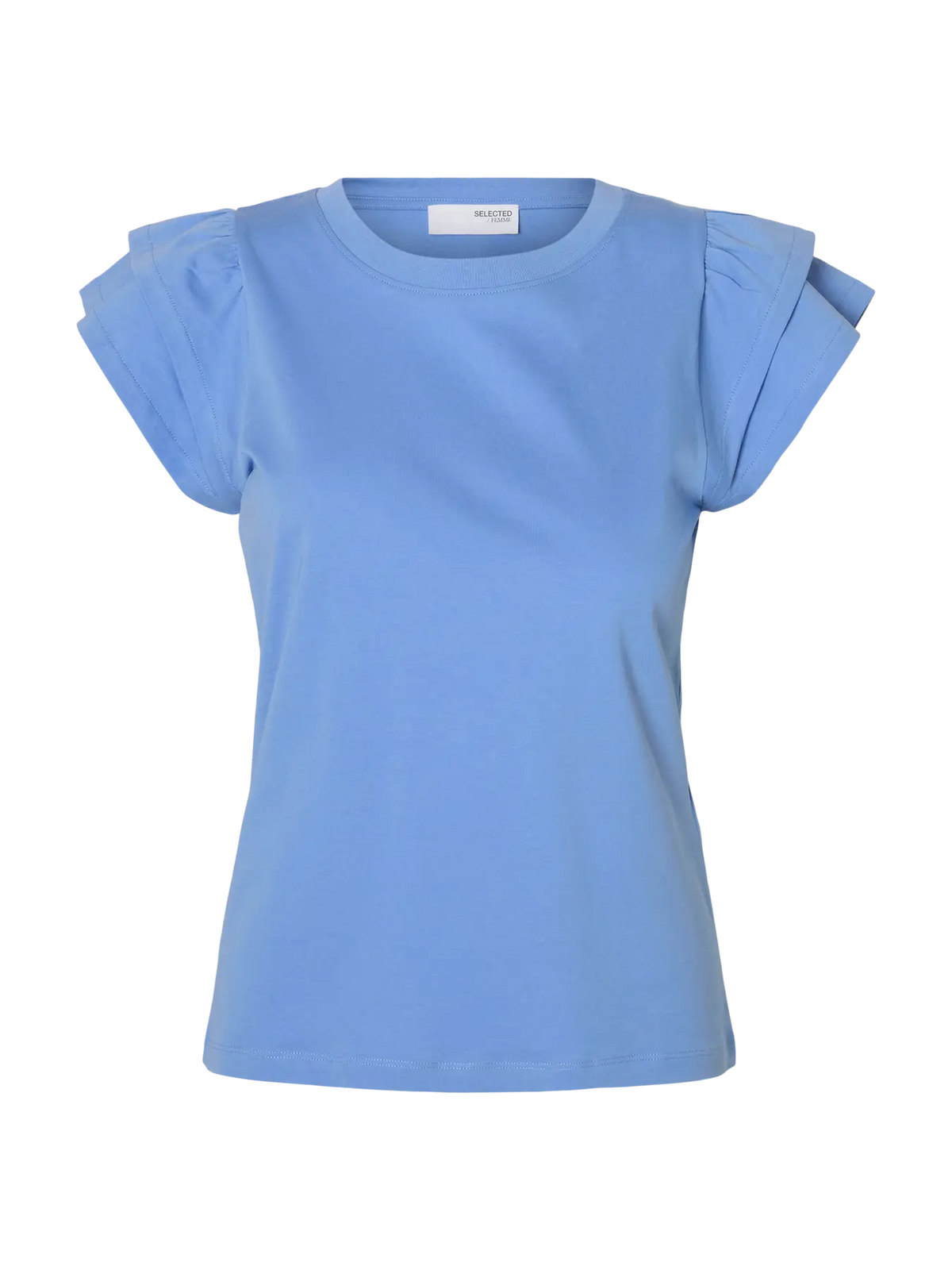 Selected Femme Camila Tee - Cornflower