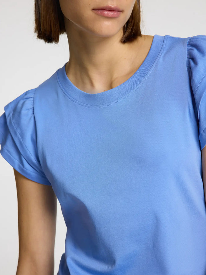 Selected Femme Camila Tee - Cornflower