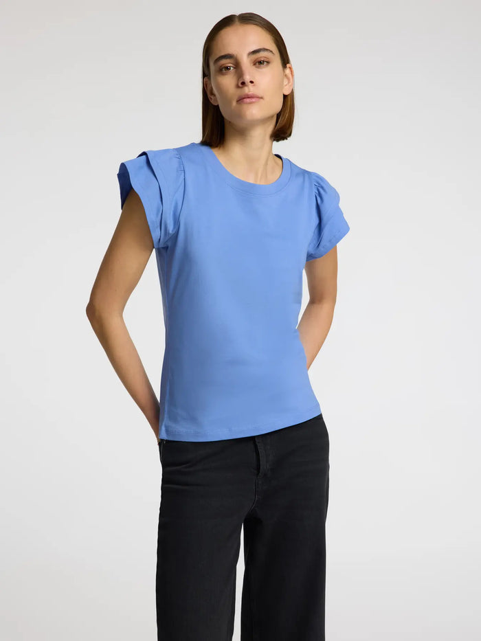 Selected Femme Camila Tee - Cornflower