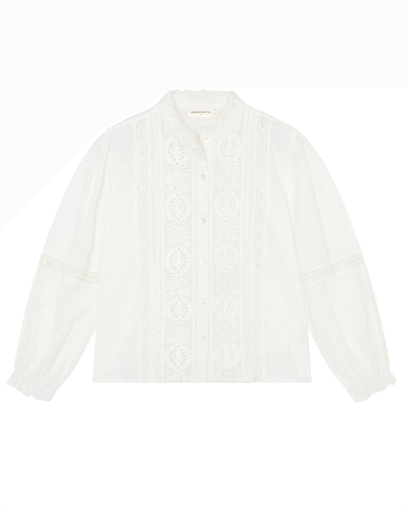 Maison Hotel Emmanuel Blouse - Panna Cotta