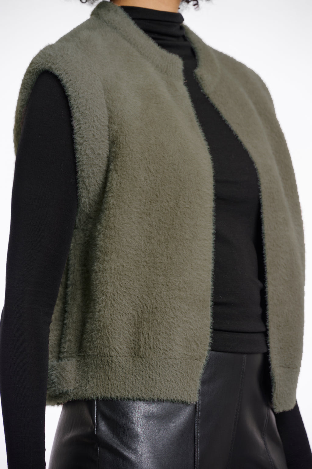 Rino & Pelle Elona Waistcoat - Green Ash