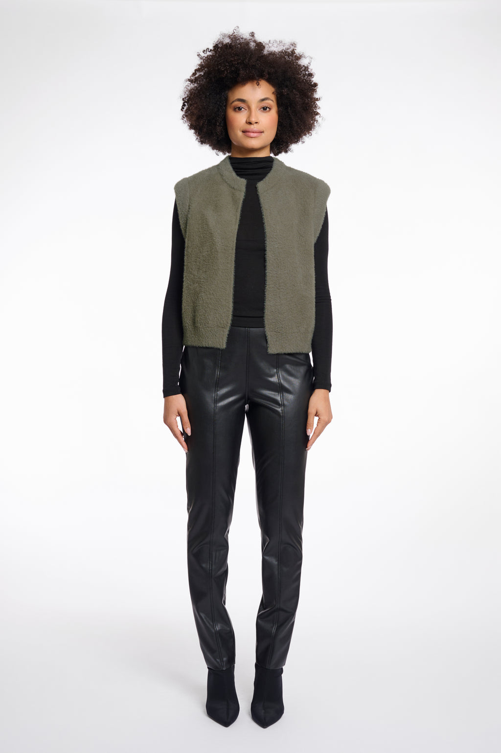 Rino & Pelle Elona Waistcoat - Green Ash