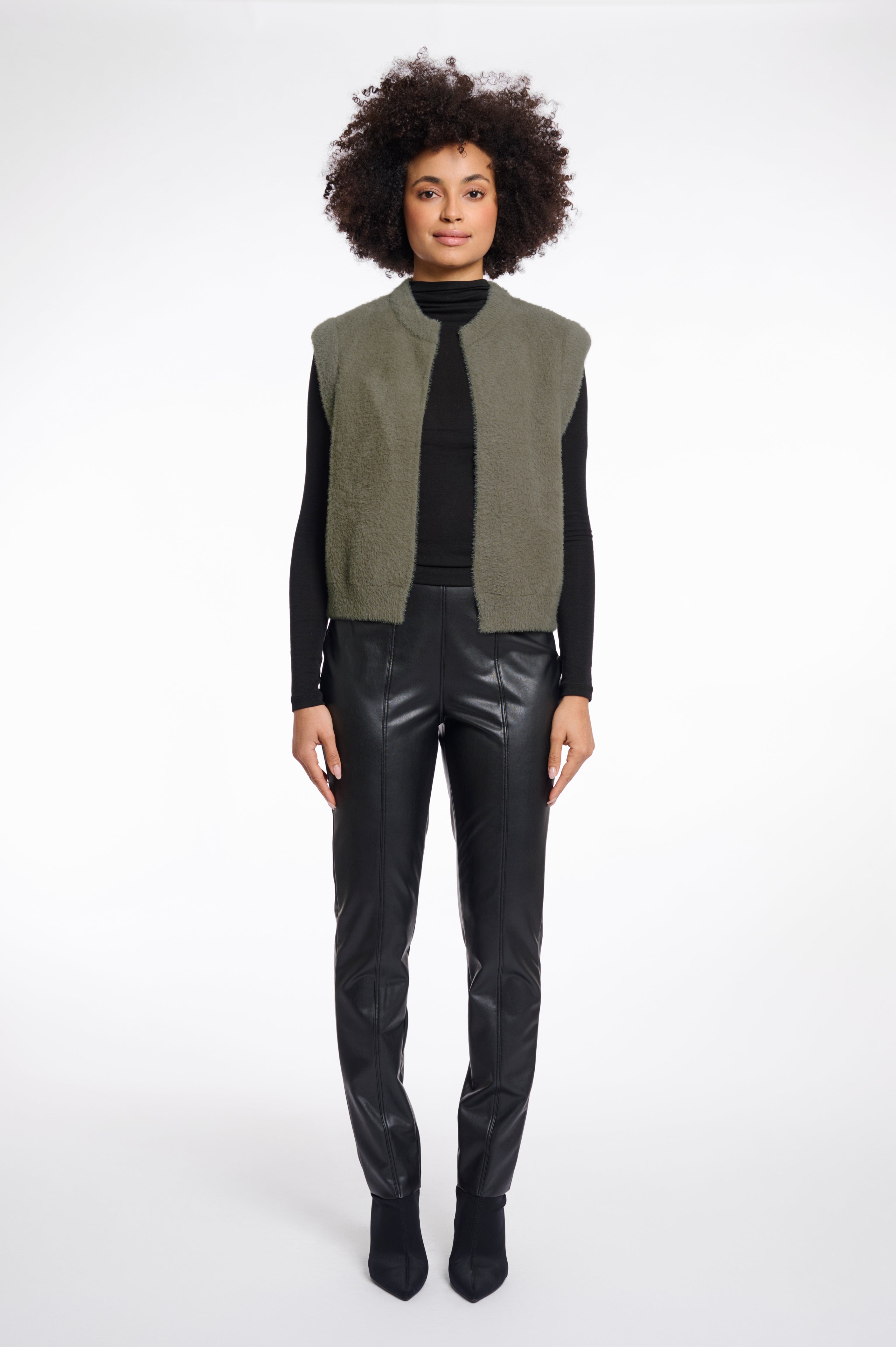 Rino & Pelle Elona Waistcoat - Green Ash