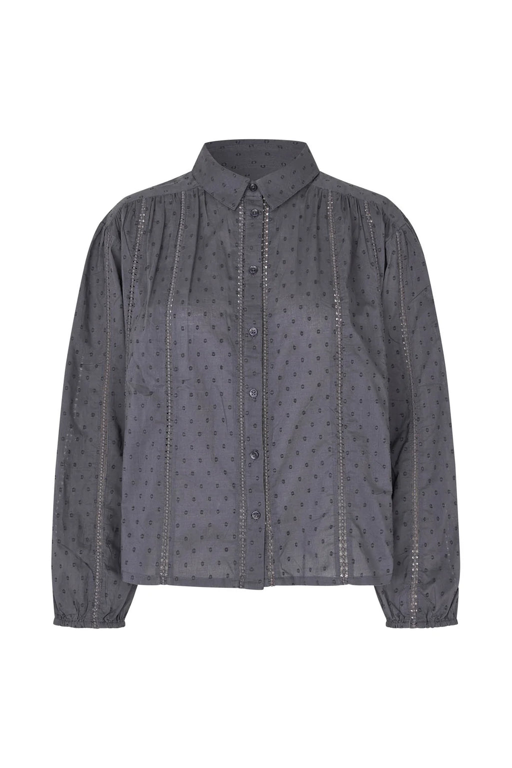 Lollys Laundry Em Shirt - Washed Black