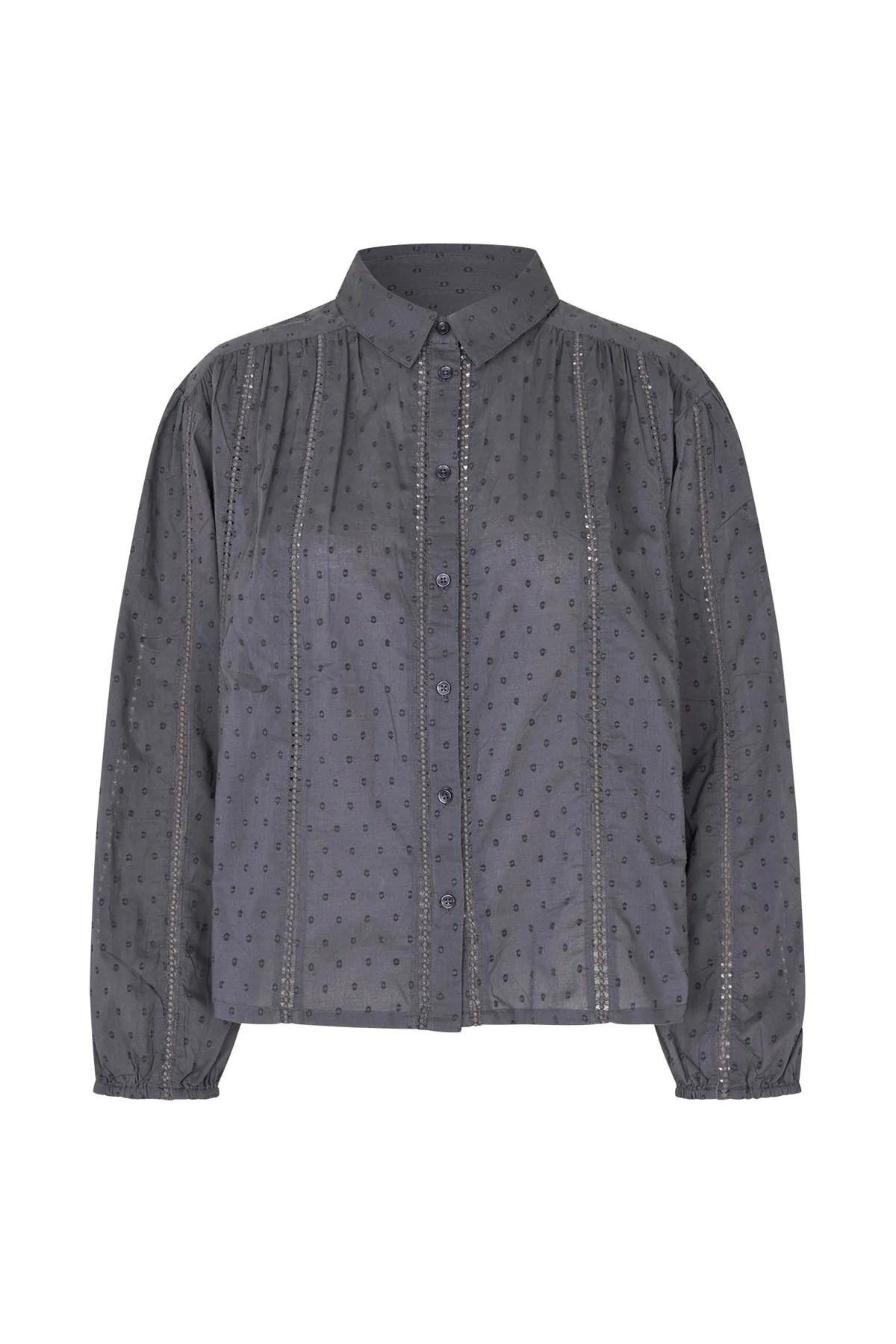 Lollys Laundry Em Shirt - Washed Black