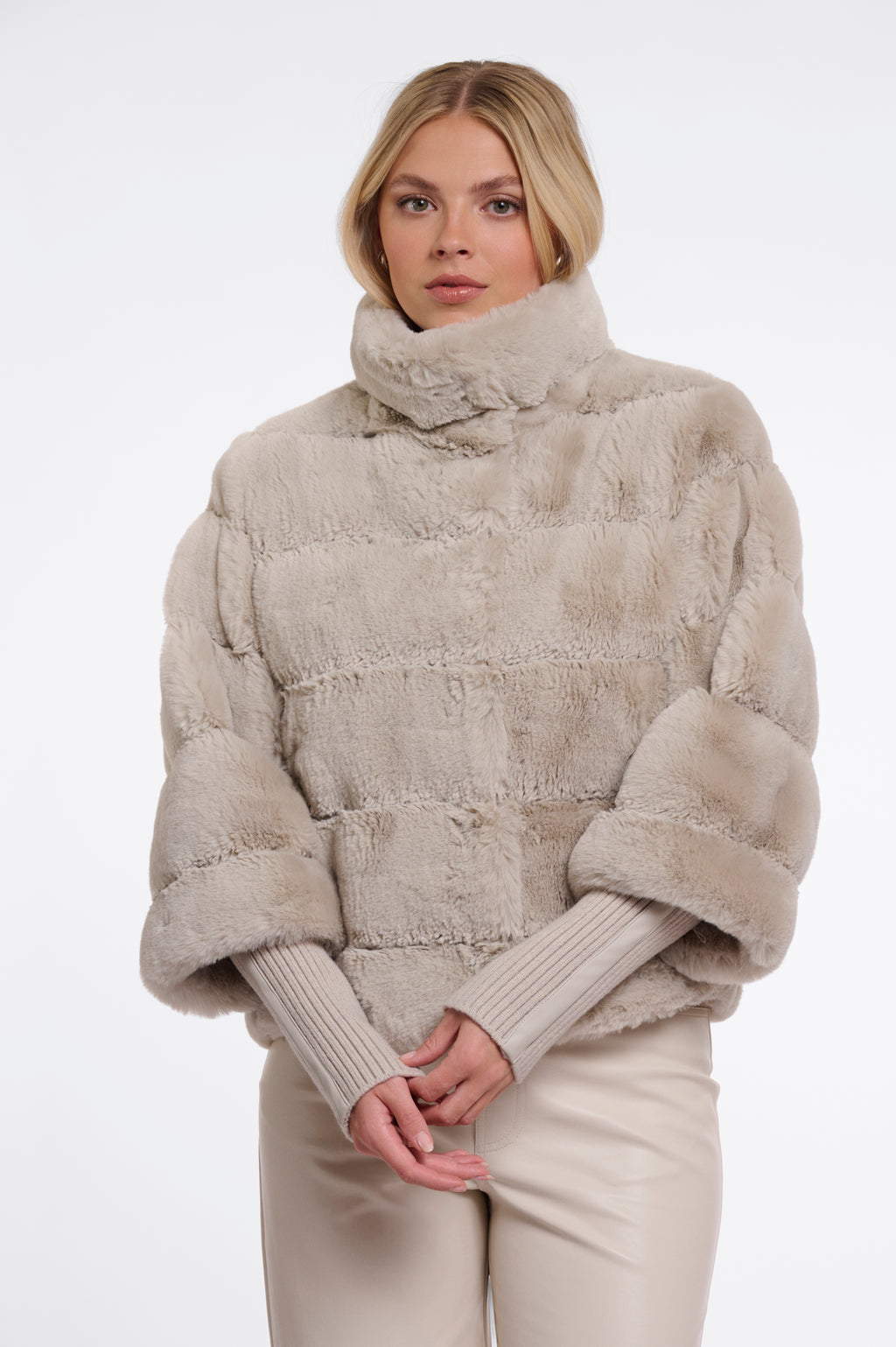 Rino & Pelle Feline Fur Jacket - Birch
