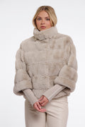 Rino & Pelle Feline Fur Jacket - Birch