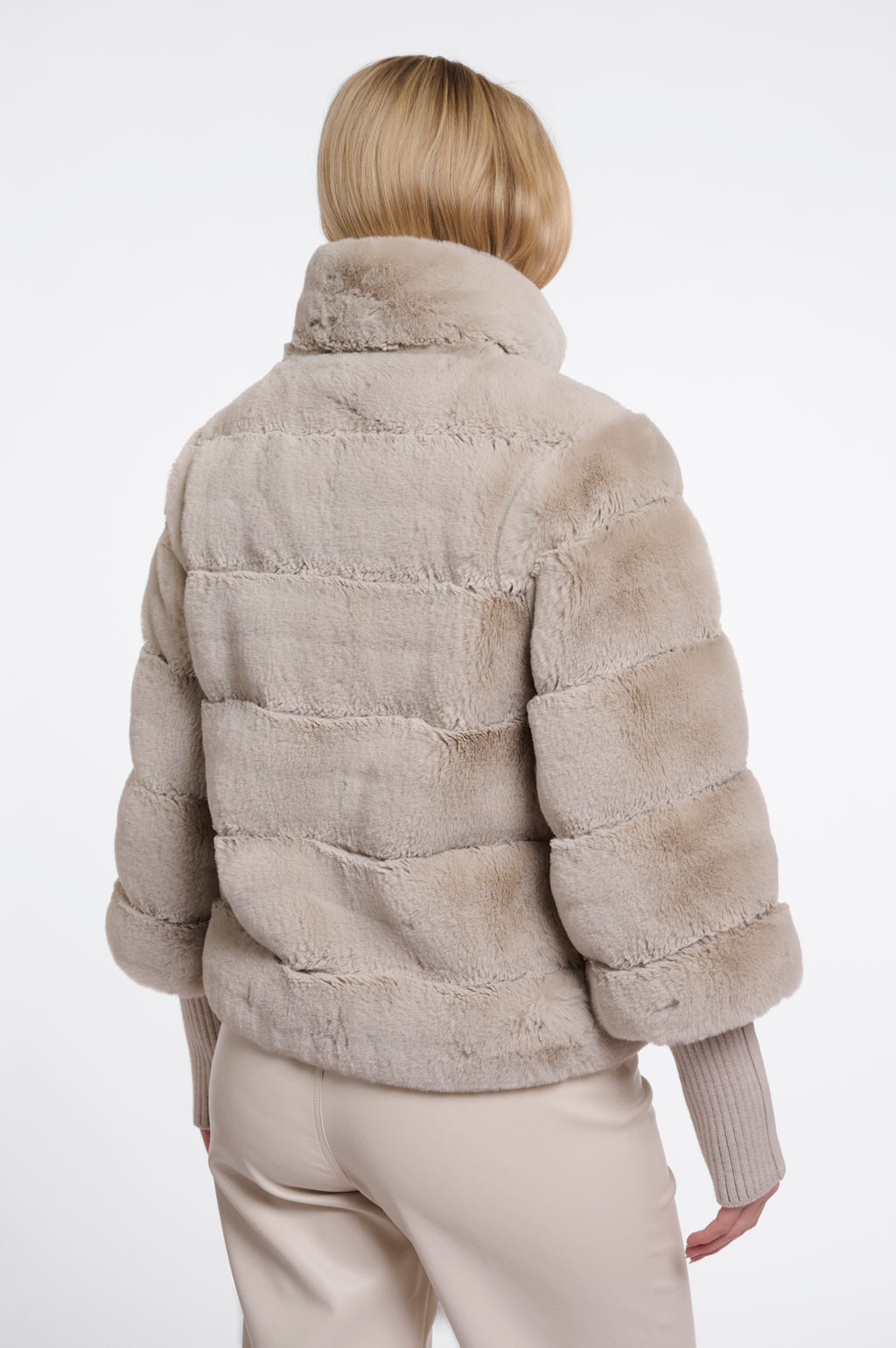 Rino & Pelle Feline Fur Jacket - Birch