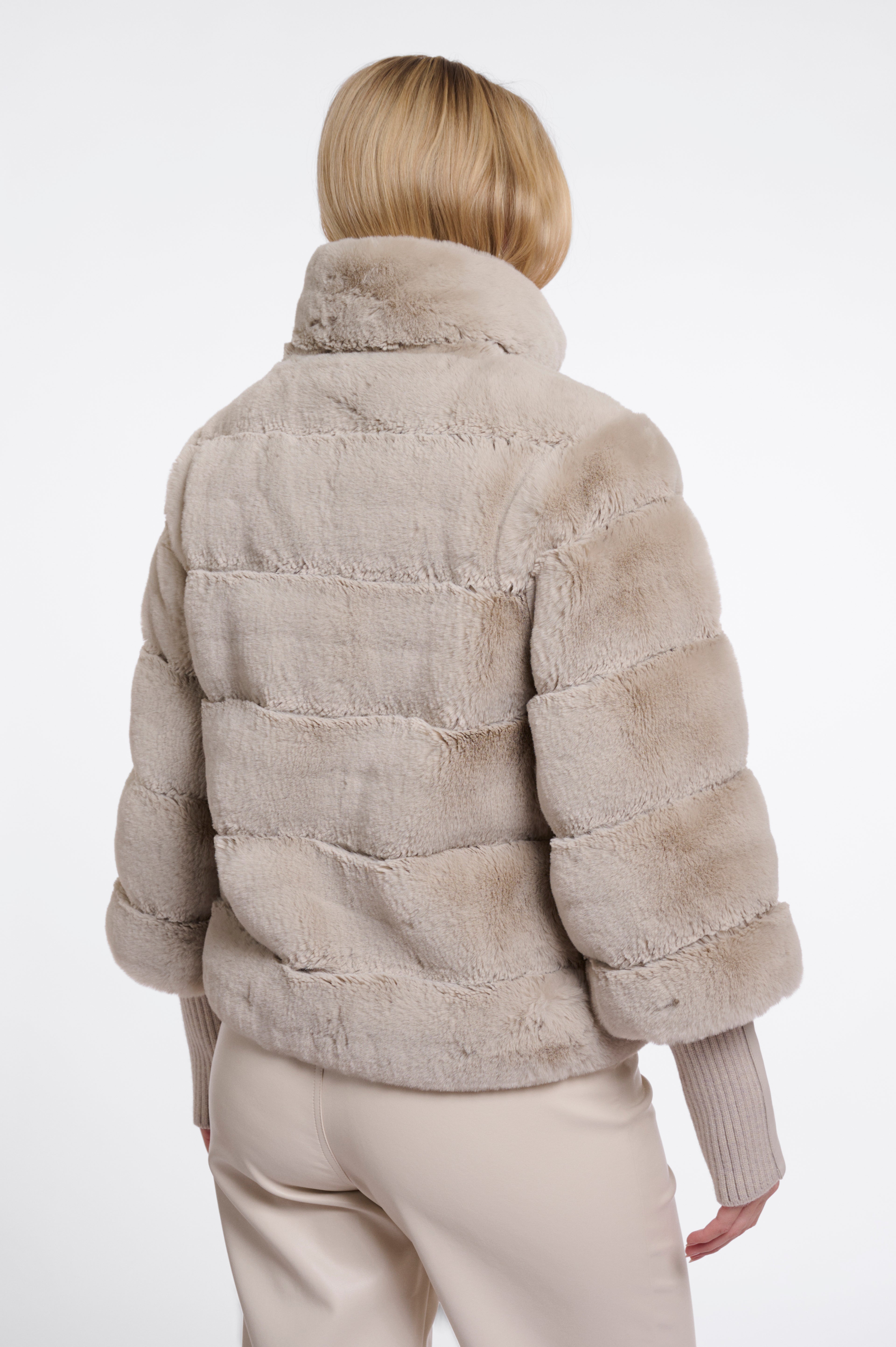 Rino & Pelle Feline Fur Jacket - Birch