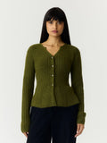 YAS Dolly Cardigan - Green