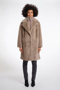 Rino & Pelle Geesje Faux Fur Coat - Toffee
