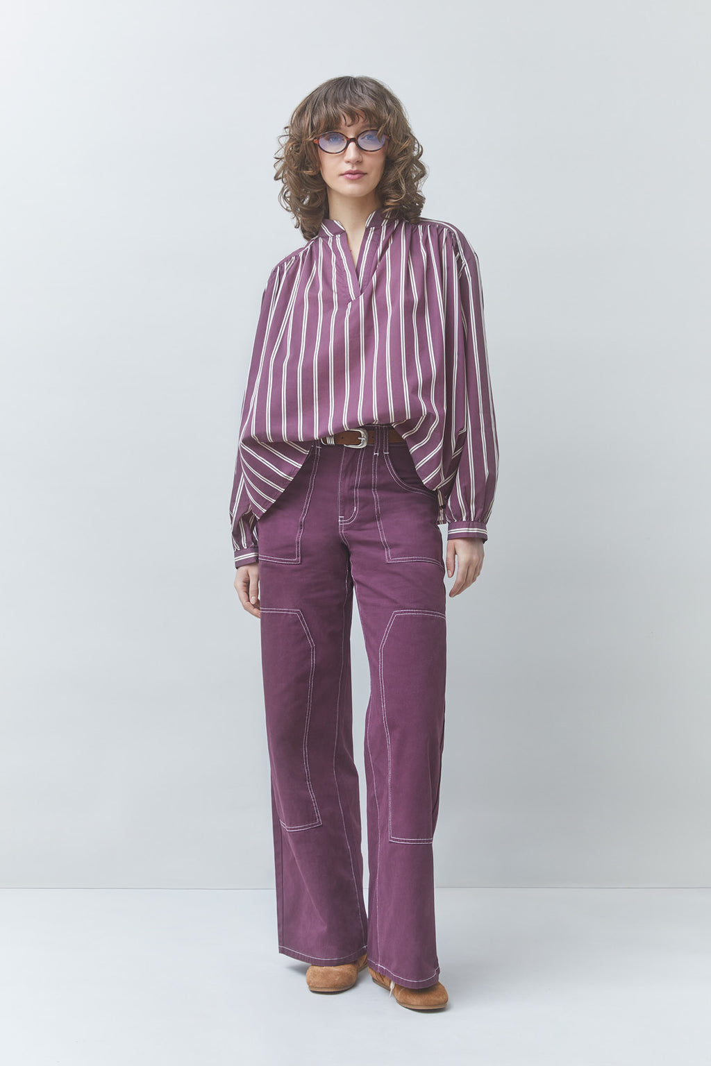 Suncoo Lorens Blouse - Prune