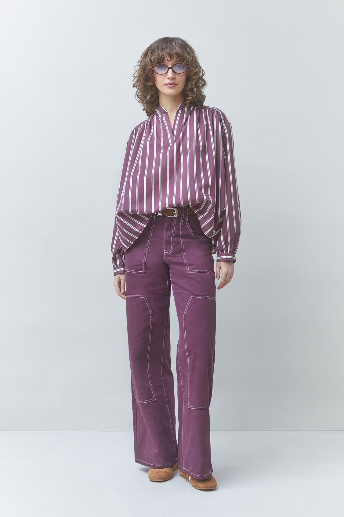 Suncoo Lorens Blouse - Prune