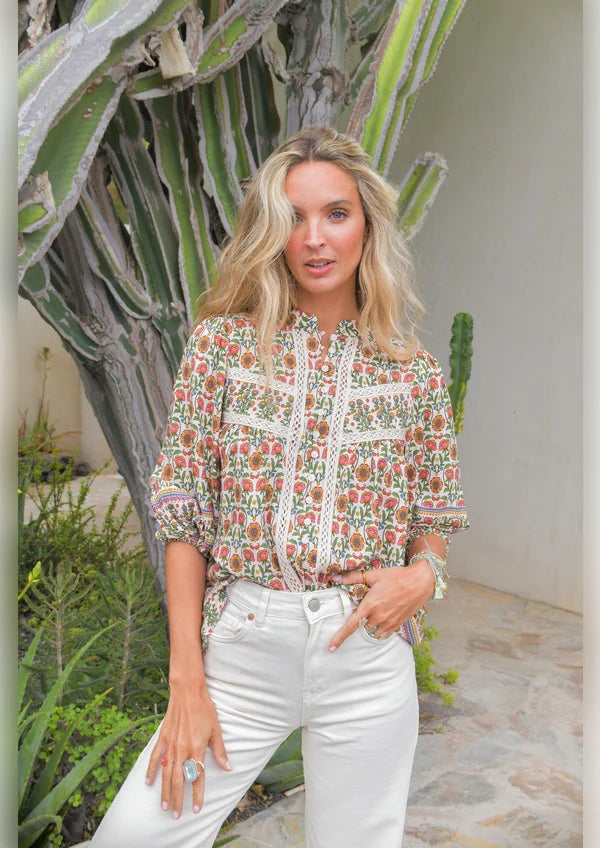 Jaase Bee Blouse - Harlowe Print