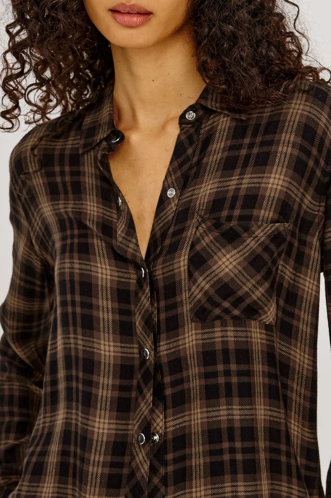 Rails Hunter Shirt - Almond Black