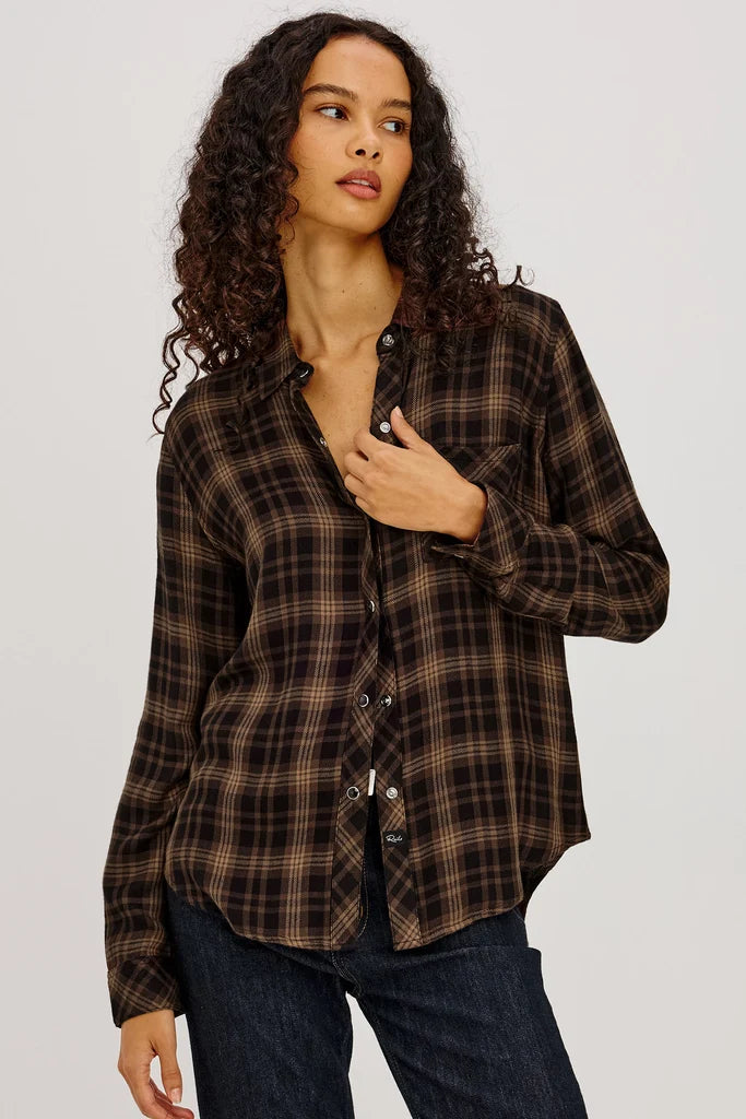 Rails Hunter Shirt - Almond Black