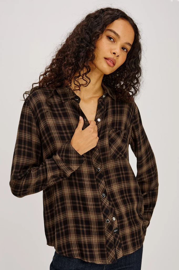 Rails Hunter Shirt - Almond Black