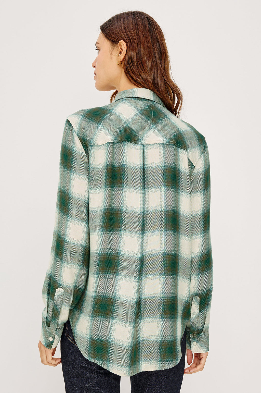 Rails Hunter Shirt - Olive Ivory