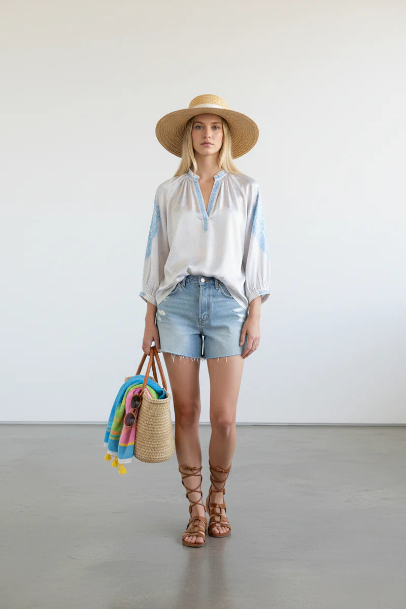 BRDR Hycinth Blouse - Airy Blue