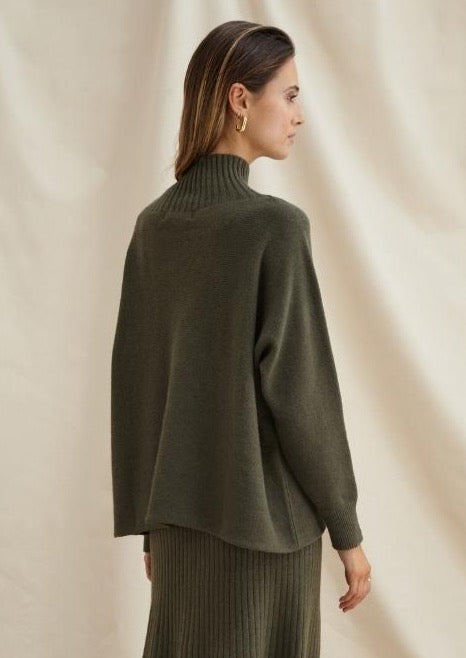 Charli Alma Sweater - Khaki