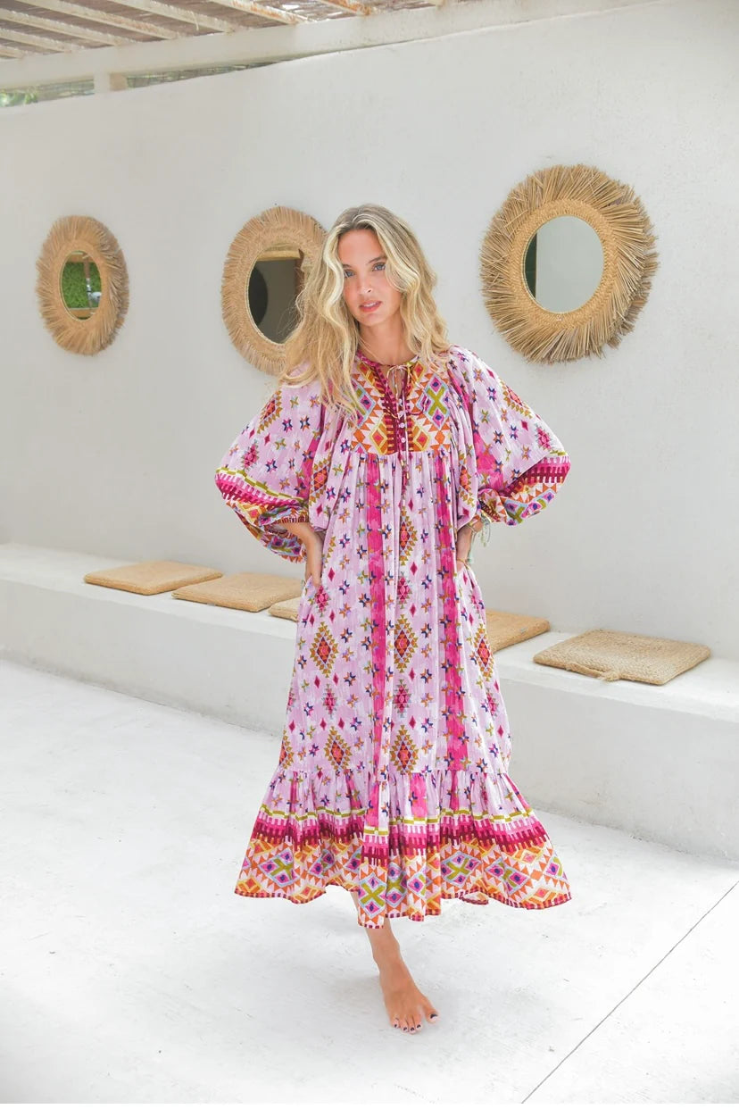 knee length dresses for ladies Jaase White Poppy Tessa Maxi Dress – rubylouboutique