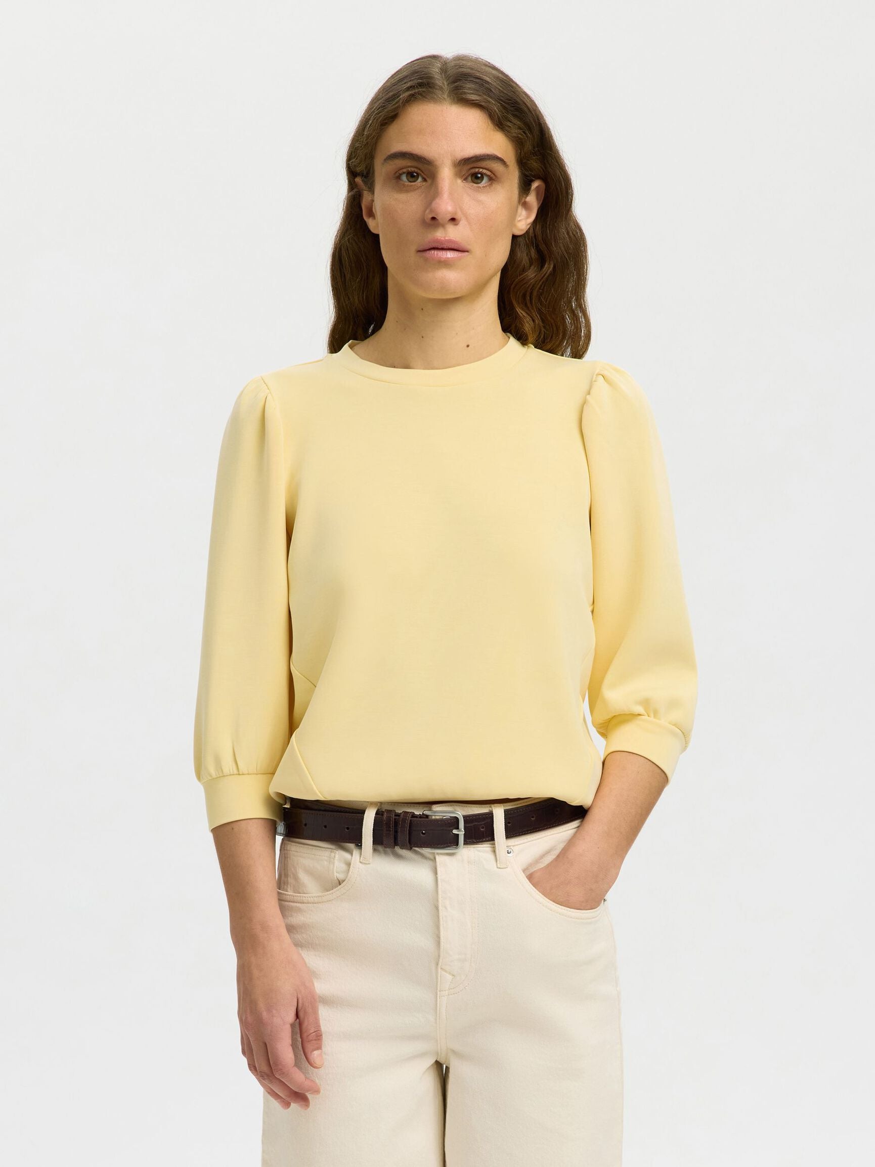 Selected Femme Tenny Sweatshirt - Straw