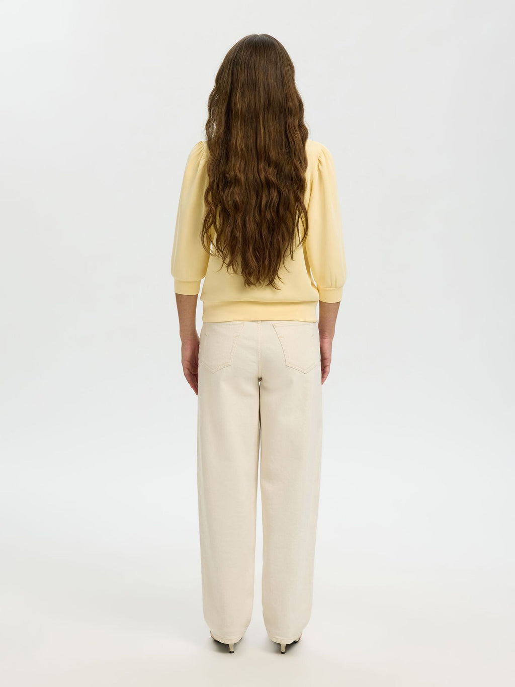 Selected Femme Tenny Sweatshirt - Straw