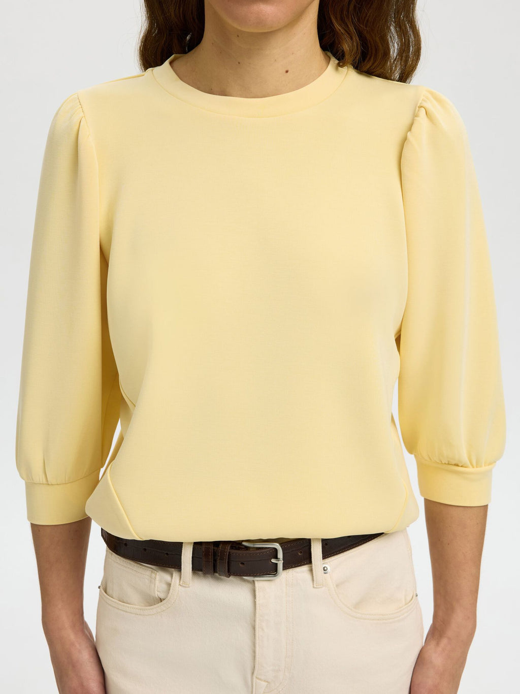 Selected Femme Tenny Sweatshirt - Straw